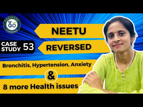 Neetu reversed Bronchitis, Anxiety, Constipation and many more health issues.
